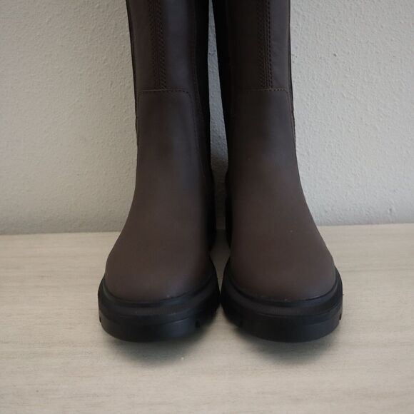 Timberland Women Sz 6M Dk Brown Full Grain Leather Cortina Valley Tall Boot - Picture 10 of 10
